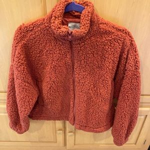 Soft and cuddly zip jacket